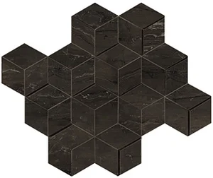 Мозаика Atlas Concorde Italy Marvel Edge Absolute Brown Mosaico 3D AEPG 26,4x30,5 глянцевая