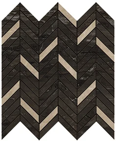 Мозаика Atlas Concorde Italy Marvel Edge Absolute Brown Mosaico Twill Lap. AEPR 30x31 лаппатированная