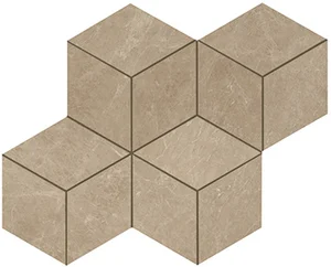 Мозаика Atlas Concorde Italy Marvel Edge Elegant Sable Mos. Esagono Lap. AEPJ 30x35 лаппатированная