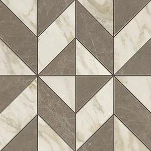 Мозаика Atlas Concorde Italy Marvel Edge Gris-Calacatta Mosaico Cubes AEPU 36,5x36,5 лаппатированная