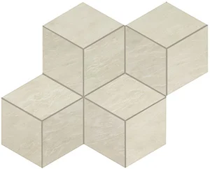 Мозаика Atlas Concorde Italy Marvel Edge Imperial White Mos. Esagono Lap. AEPN 30x35 лаппатированная