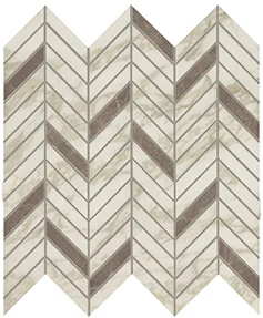 Мозаика Atlas Concorde Italy Marvel Edge Royal Calacatta Mosaico Twill Lap. AEPS 30x31 лаппатированная