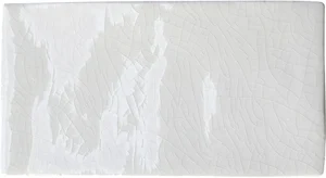 Плитка Equipe Masia Blanco Crackle 7,5x15 глянцевая