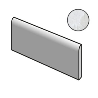 Masia Bullnose Blanco Brillo Crackle 21331