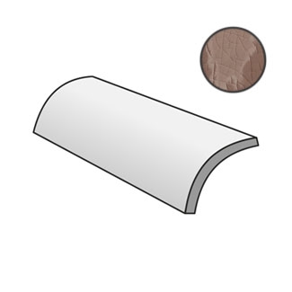 Masia Quarter Round Cacao Crackle 21522