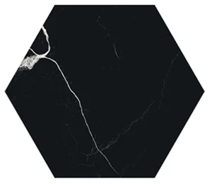 Керамогранит 41zero42 Mate Esagona Nero 19,5x22,5 матовый