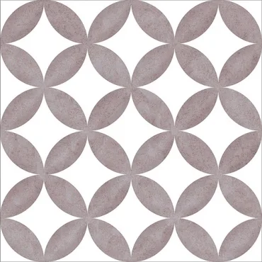 Плитка Mayolica District Circles Silver Grey 20x20 матовая