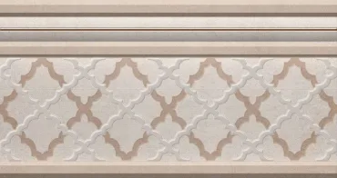 Бордюр Mayolica Montreal Zocalo Ivory 15x28 глянцевый