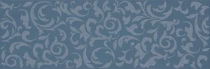 Декоративный элемент Supergres Melody Blue Decoro Ramage MBRG 25x75 глянцевый