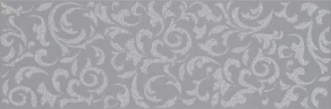 Декоративный элемент Supergres Melody Grey Decoro Ramage MYRG 25x75 глянцевый