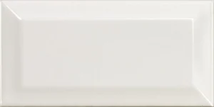 Плитка Equipe Metro White Gloss 7,5x15 глянцевая