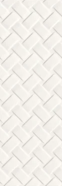 Плитка Sant Agostino Metropaper 3D-02 CSAMEP3D02 25x75 матовая