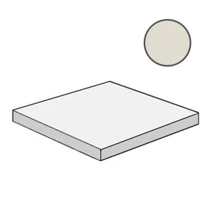 Ступень Mutina Mews Angolare corner tile Chalk BOM301 33x33 матовая