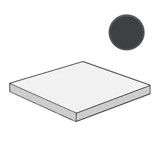 Mews Angolare corner tile Soot BOM307