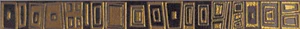 Бордюр Vives Michigan Flint Oro 3,8x40 матовый