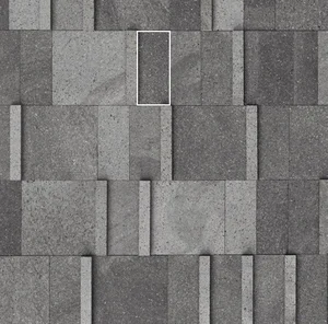 Плитка Mirage CMR6 OLTRENERO Lavica Grigia Ol 01 Tabulate 8x20 матовая