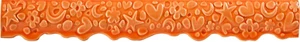 Бордюр Pamesa Mold. Agatha Puzle Naranja 5x40 глянцевый