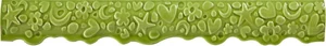 Бордюр Pamesa Mold. Agatha Puzle Pistacho 5x40 глянцевый