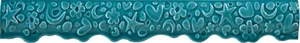 Бордюр Pamesa Mold. Agatha Puzle Turquesa 5x40 глянцевый