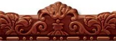Бордюр CAS Ceramica Mold Real Marron 7x20 глянцевый