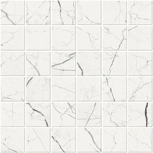 Мозаика Monocibec Arcadia Tecno Bianco Mos (4,7X4,7) 120322 30x30 матовая