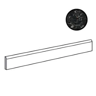 Бордюр Monocibec Chiaroscuro Deep Battiscopa Nat 5,4x60 матовый