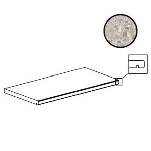Ступень Monocibec Chiaroscuro Salar Major Gradone Bor.Costa Gocciola. Grip Rett 20mm 50x100 структурированная