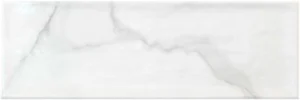 Плитка Monopole Angelina Bianco Brillo Liso 10x30 глянцевая