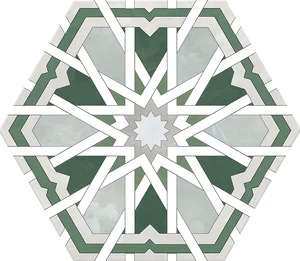 Керамогранит Monopole Radiant Green 20x24 сатинированный