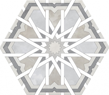 Керамогранит Monopole Radiant Grey 20x24 сатинированный