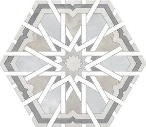 Керамогранит Monopole Radiant Grey 20x24 сатинированный