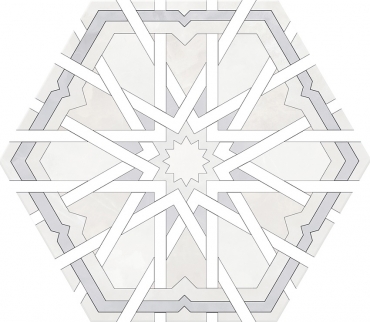 Керамогранит Monopole Radiant White 20x24 сатинированный