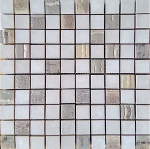 Мозаика Brennero Mos. Fizzy Touch Cream 25x25 матовая