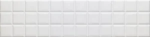 Мозаика Mayolica Mosaico Blanco 20x80 глянцевая