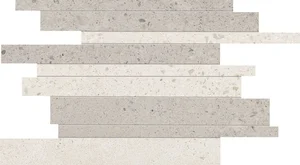 Декоративный элемент ABK Mosaico Brick Ivory Ash 30x40 матовый