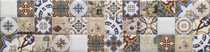 Мозаика Mayolica Mosaico Hidraulico 20x80 глянцевая