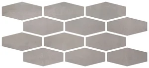Мозаика ABK Mosaico Losanga Silver I9R03151 30x60 матовая
