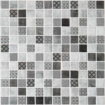 Мозаика Mosavit Graphic Decor Riviere Gris 31,6x31,6 матовая