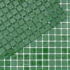 Мозаика Mosavit Monocolores Verde Oscuro MC-301 31,6x31,6 глянцевая
