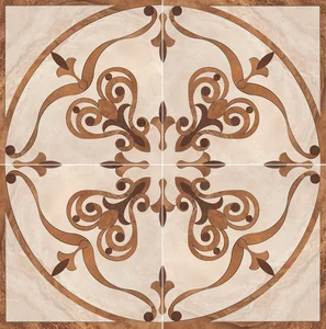 Панно Museum 11609 Roseton Fontaine/88/P 88x88 полированное