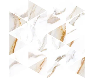 Плитка Museum 34890 Praline D. Gold Triangle Sp 29x29 U-53 структурированная