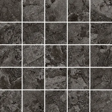Мозаика Museum 22751 D. Solto Black Mosaic/25x25/Rw 25x25 матовая