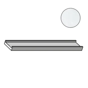 Спецэлемент Mutina Brac Profilo In Salice Bianco Ndbpl12 12,5x30 глянцевый