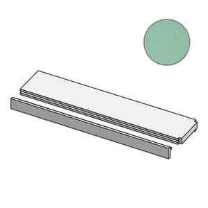 Спецэлемент Mutina Brac Profilo In Salice Terminale Salvia Ndbpt24 12,5x30 глянцевый
