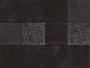 Керамогранит Mutina Chymia Mix 1 Black Gacm51 30x30 рельефный