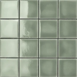 Мозаика Mutina Din Light Green Glossy 30,2x30,2 (7.4x7.4) KGDG56 глянцевая