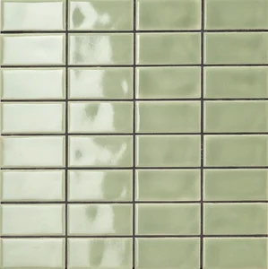 Мозаика Mutina Din Light Green Glossy 30,2x30,2 (3.6x7.4) KGDG76 глянцевая