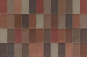 Керамогранит Mutina Lane Base Terracotta Bolb03 7,9x16 рельефный