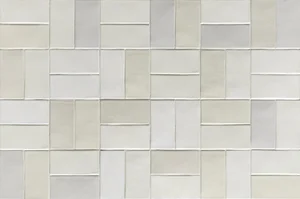 Керамогранит Mutina Lane Base White Bolb01 7,9x16 рельефный