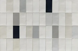 Керамогранит Mutina Lane Mono White Bolm01 7,9x16 рельефный